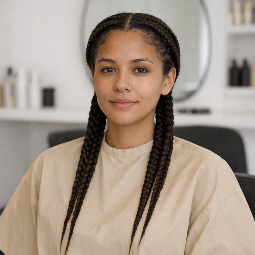 After hair transformation